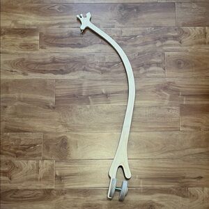 Wooden Giraffe-Shaped Mobile Hanger